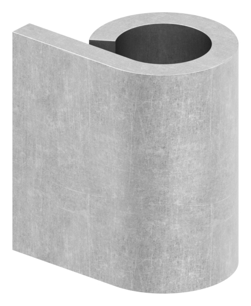 Anschweissband fuer Torband zum Durchschrauben Ø 16mm- Laenge 25mm-88-11960-16.25