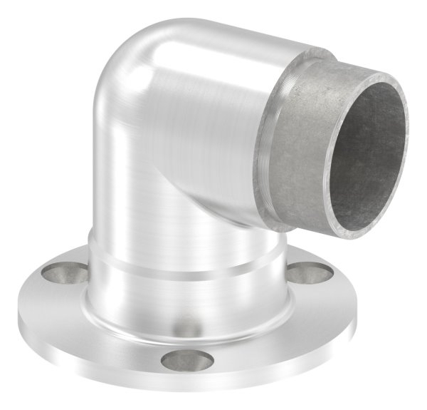Wandhalter 90° kurz für Rundrohr Ø 42,4x2,0 mm | V2A