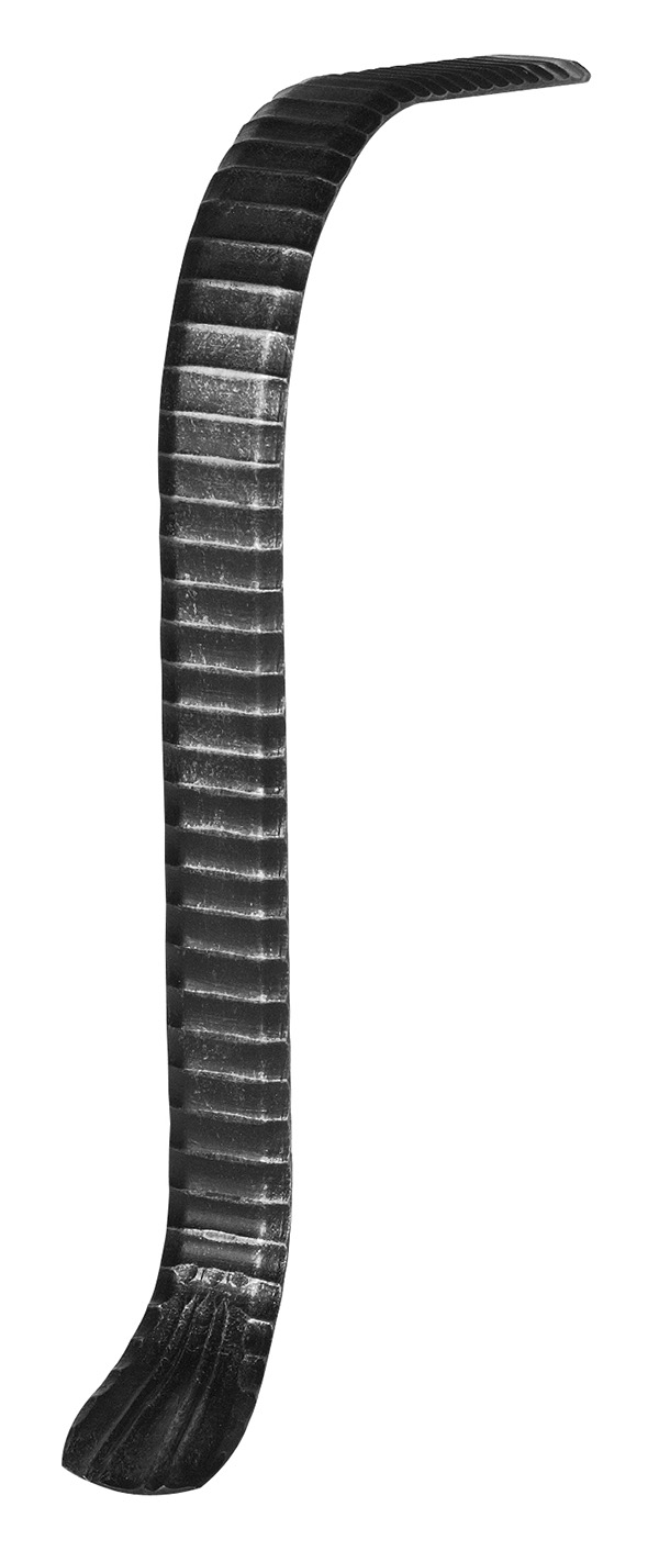 Handlauf-Endstueck - Material- 50x10 mm - gehaemmert - Stahl -Roh- S235JR-30-1464.8