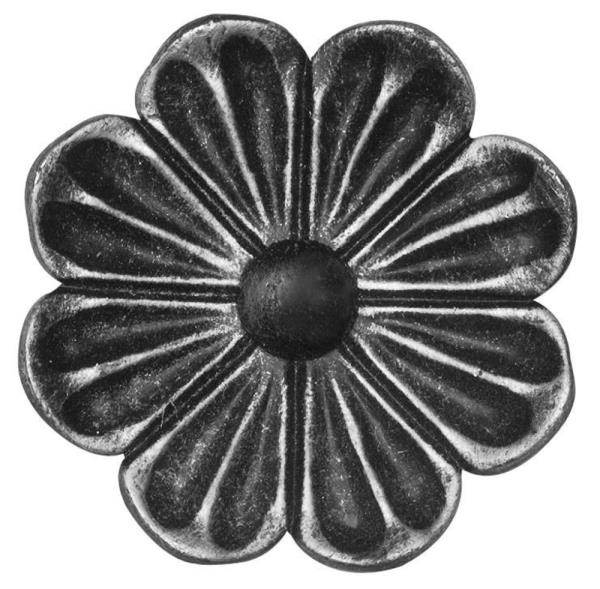 Rosette / Zierteil | Ø 95x4 mm | Stahl (Roh) S235JR