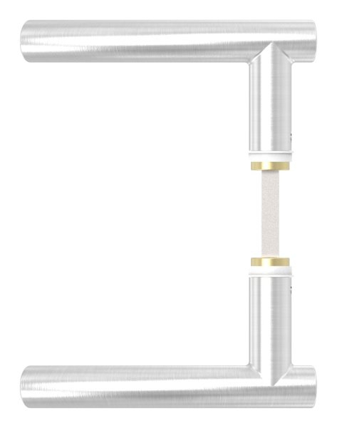 V2A Türdrückerpaar inklusive 8 mm Drückerstift