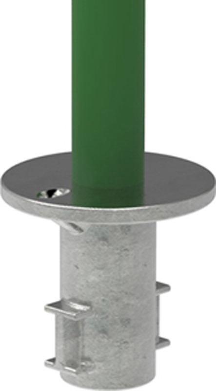 Rohrverbinder - Bodenhuelse - 134C42 - 42-4 mm - 1 1-4- - Feuerverzinkt u. Elektrogalvanisiert-134C42