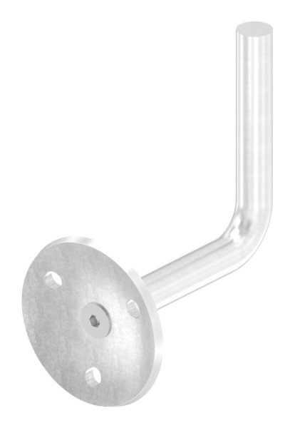 Handlaufhalter mit Ronde 58x4 mm zum Anschweißen V2A
