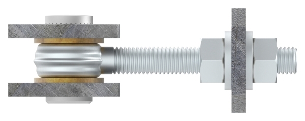 Torband M12, galvanisch verzinkt