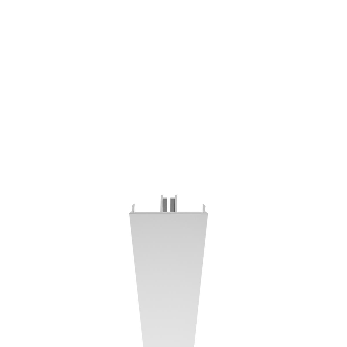 Abdeckprofil Aluminium 49 x 17 mm 6-0 m Click-Lock System Natur-89-11FGPC49X176000N-A.4