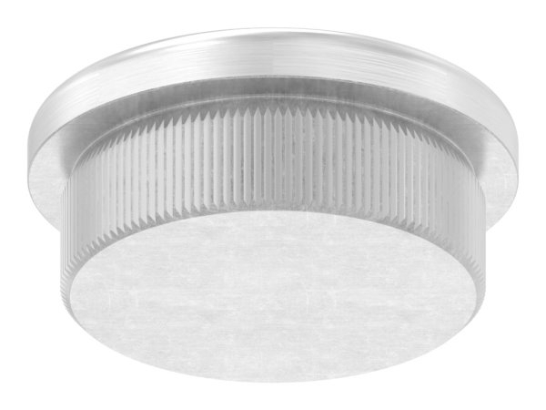 Rohrstopfen für Ø 26,9x2,0 mm leicht gewölbt zum Einschlagen | V2A