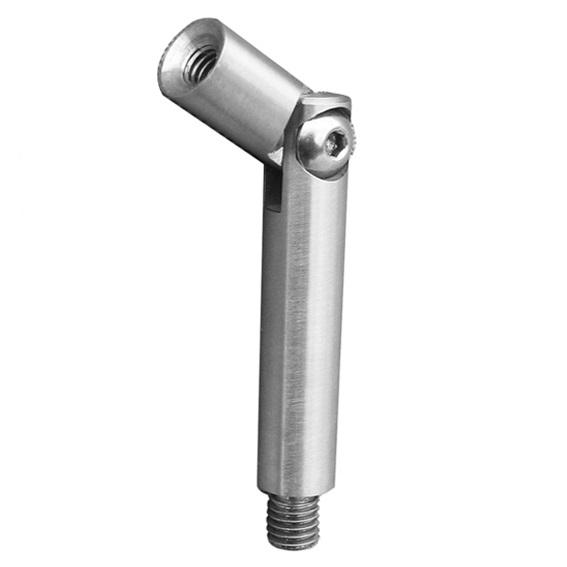 Gewindestift | Maße: 75x12 mm | mit Gelenk + Außen - und Innengewinde | V2A