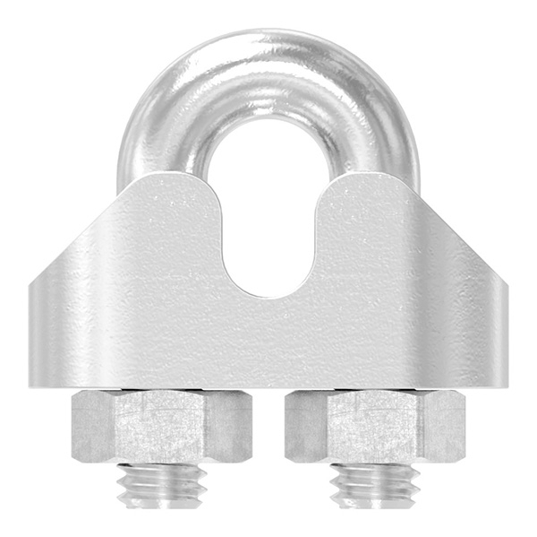 Drahtseilklemme | für Seil Ø: 3 mm | Gewinde: M4 | V4A