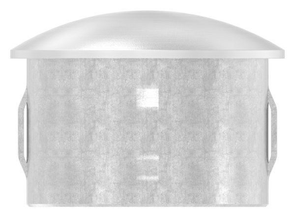 Rohrstopfen fuer Ø 48-3x2-0-2-5 mm leicht gewoelbt zum Einschlagen  V4A-11-4108.1