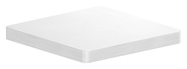 V2A Flachkappe für QR 40x40
