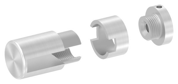 BRENK-fix® Grundhalter für Flachstäbe 40 x 10mm, ALU