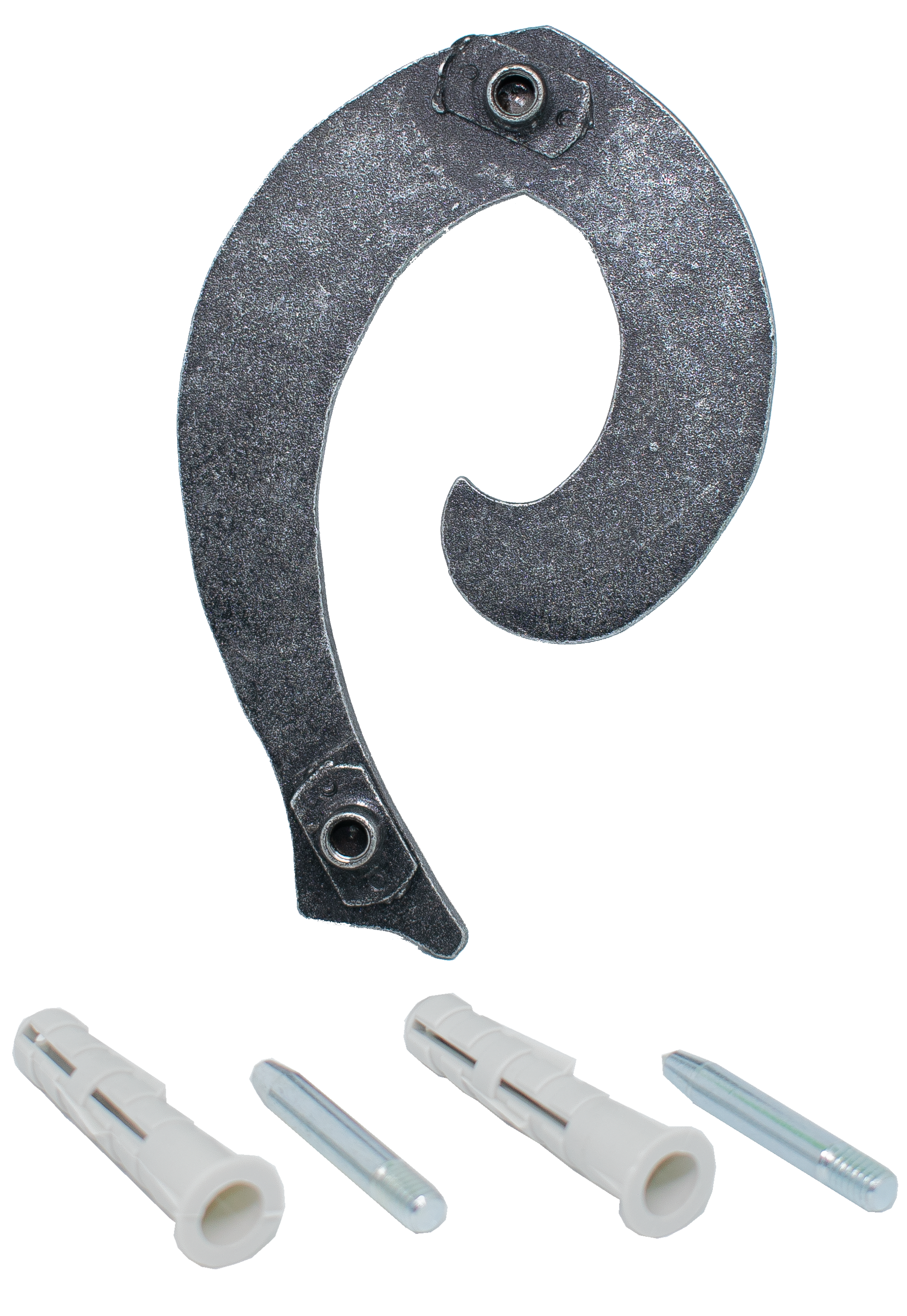 Hausnummer 9 | Abmessung 12x8 cm | Material 4 mm gehämmert | Stahl (Roh) S235JR