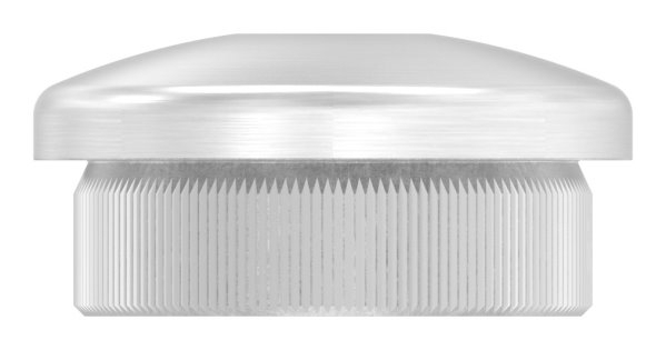 Rohrstopfen für Ø 26,9x2,0 mm leicht gewölbt zum Einschlagen mit M8  | V2A