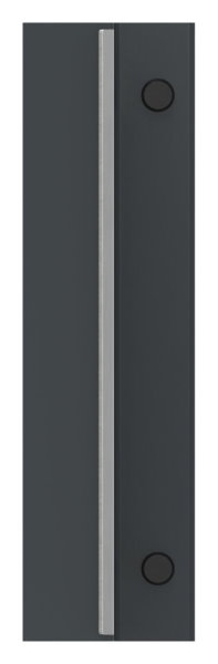 Anschlag fuer Gittertorschloss GTS 2- RAL 7016-88-1156703-ALU.7016