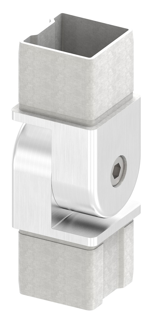 Gelenkverbinder V4A 40x40x2 mm steckbar verstellbar-88.1110114040