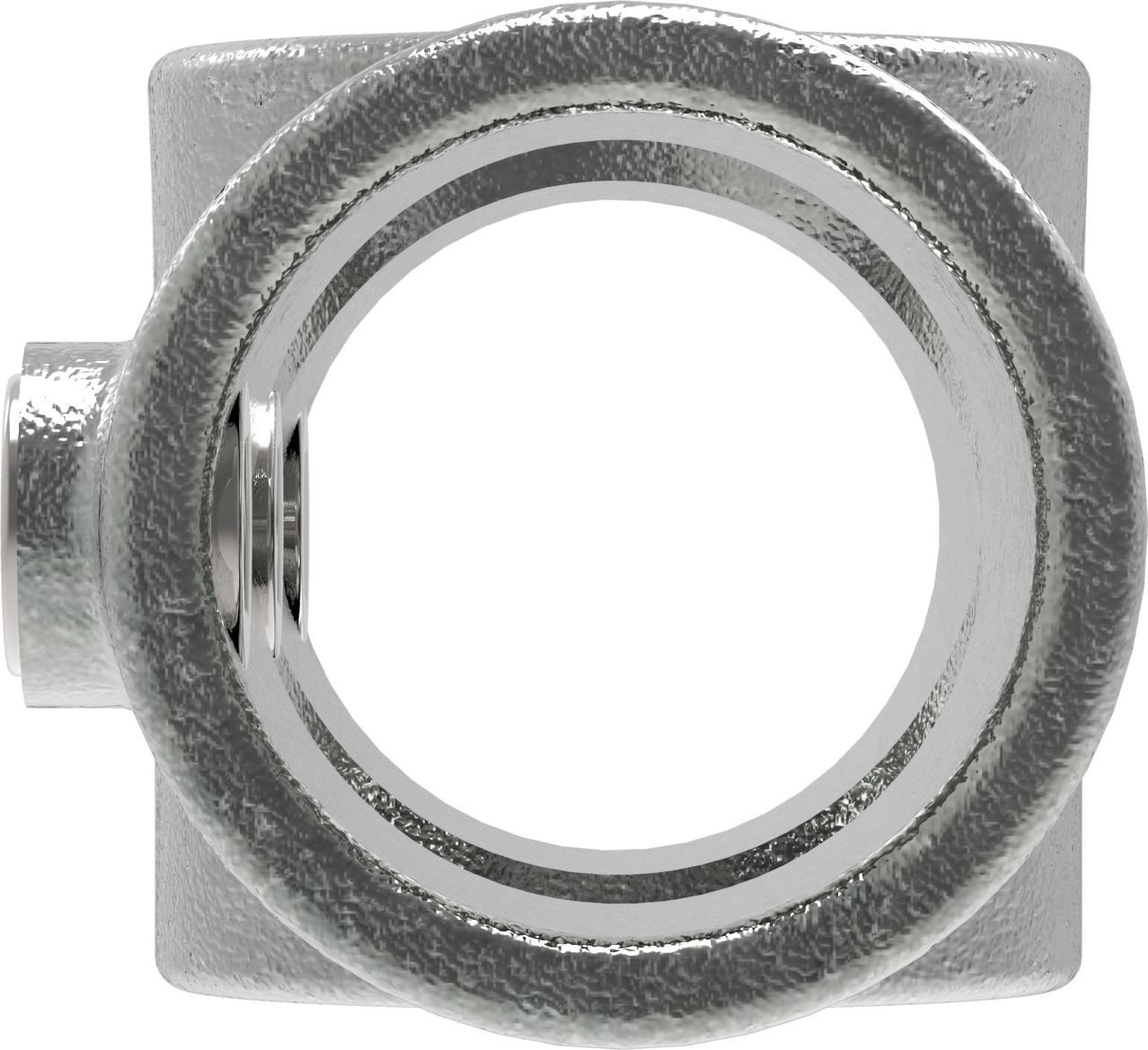 Rohrverbinder - Kreuzstueck verstellbar 0-11° - 156B34 - 33-7 mm - 1- - Feuerverzinkt u. Elektrogalvanisiert-156B34