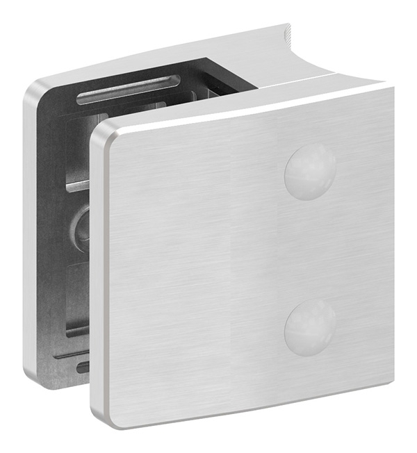 Glasklemme 60x70x45 mm AbZ fuer Anschluss Ø 60-3 mm V4A-10-3360ABZ.1