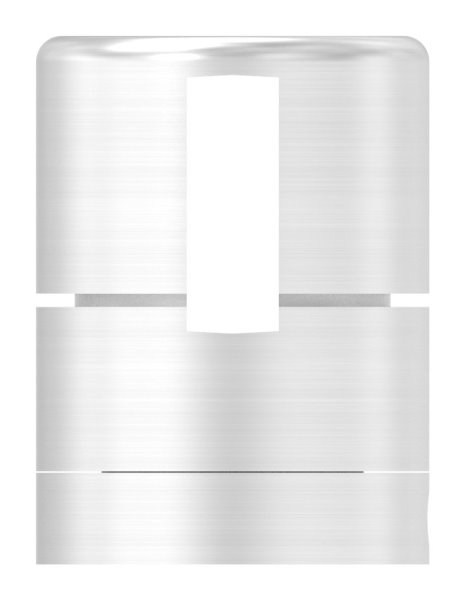 BRENK-fix® Grundhalter fuer Flachstaebe 20 x 6mm- ALU-88-11BR-F206M8.ALU