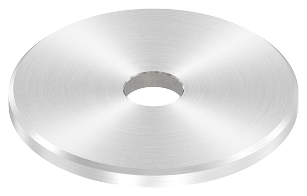 Ankerplatte V2A Ø 60x4 mm Bohrung Ø 12-2 mm Rundschliff Fase-88-1153710-240-60.12