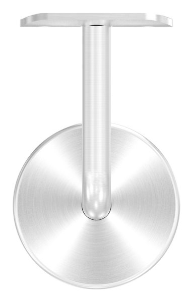 Handlaufhalter V2A Wandabstand 75 mm fuer Rohr 42-4 mm mit Abdeckrosette verschweisst-11-2081.4