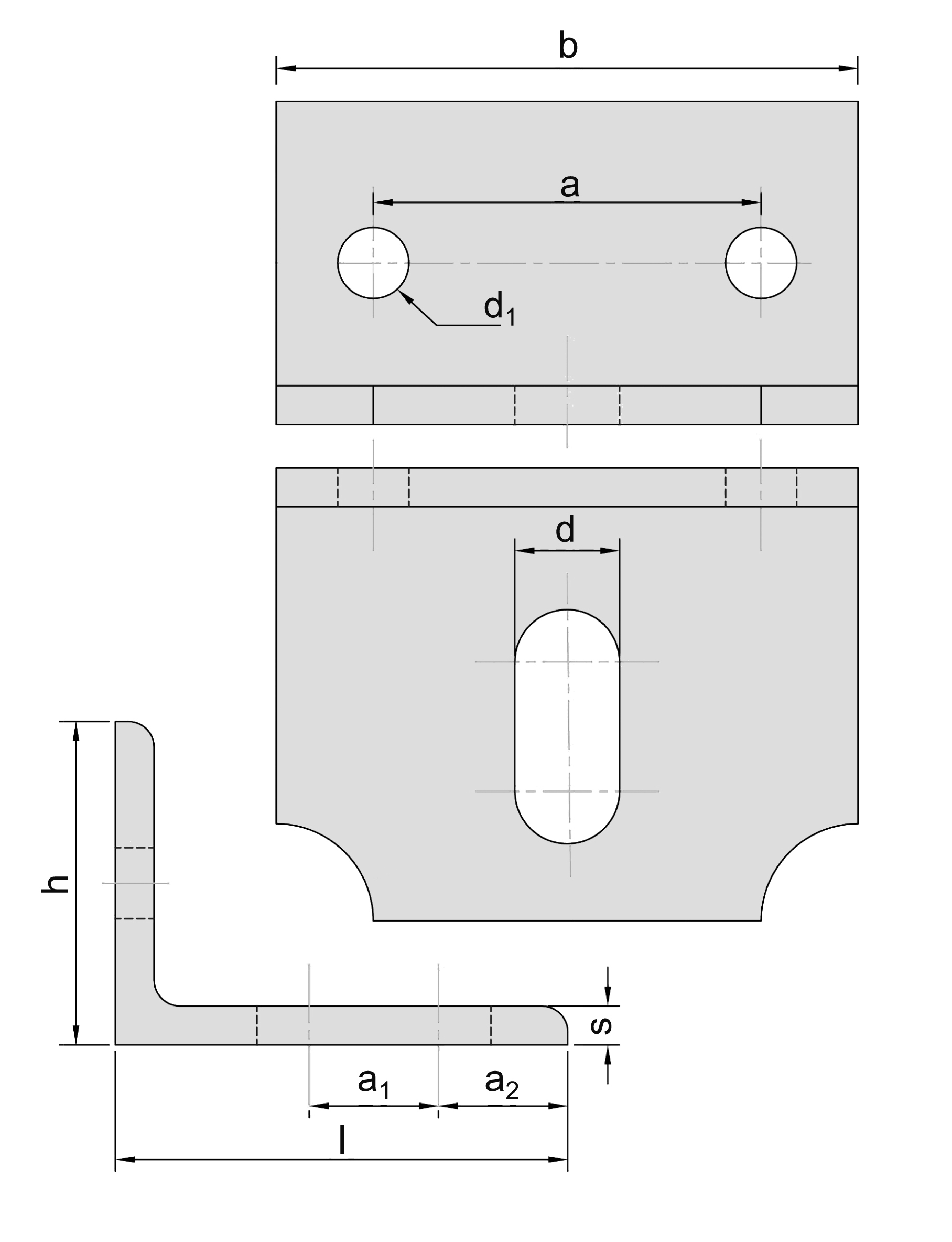 Wandkonsole einfach Schiebetor MEA Gr- 1 - 2 verzinkt 10335320-60-0029.7