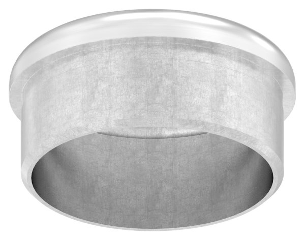 Stopfen flach V2A gegossen zum Einkleben für Ø 48,3x2,0 mm