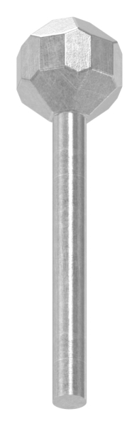 Kugelkopfbolzen Ø 5/15 mm | schwere Ausführung | Stahl S235JR, roh