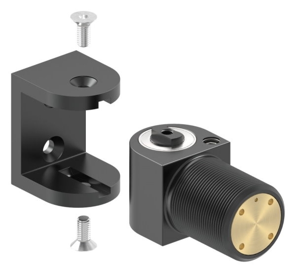 Torband selbstschliessend mit Stopp schraubbar aus Aluminium