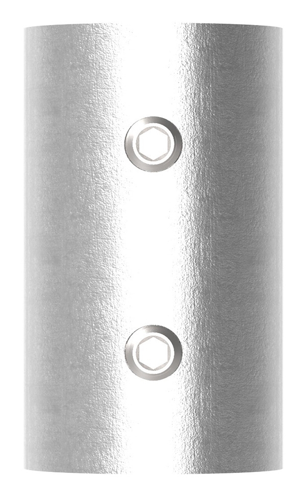 Rohrverbinder V2A 42-4x2-0 mm L 65 mm mit Klemmschrauben-11-3382.4