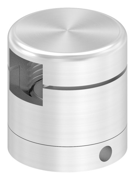 BRENK-fix® Grundhalter fuer Staebe 12 x 12mm- ALU-88-11BR-V1212M8.ALU