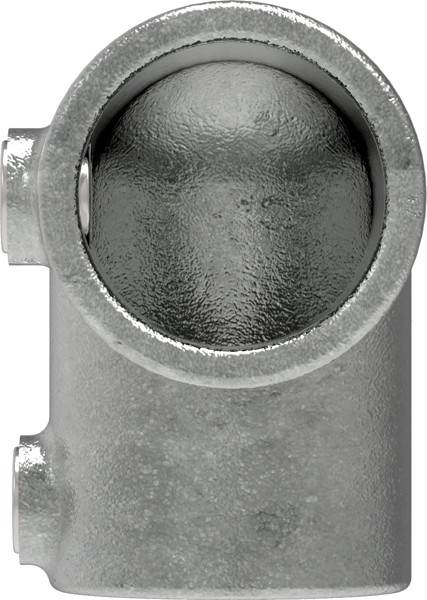 Rohrverbinder - Bogen 90° - 125B34 - 33-7 mm - 1- - Feuerverzinkt u. Elektrogalvanisiert-125B34