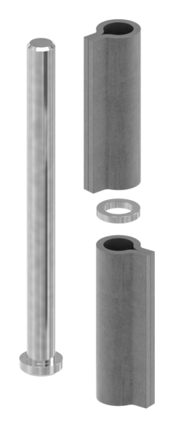 Anschweissband Rohstahl 2-teilig Tragkraft 350 kg-30-3933.8