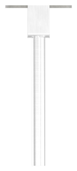 Anschlussstift V2A L 145 mm Ø12 mm Nut 24x24 mm voll fuer LED Handlauf-88-11LED-NU-01.240