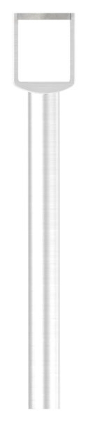 Anschlussstift V2A L 145 mm Ø12 mm Nut 24x24 mm voll fuer LED Handlauf-88-11LED-NU-01.240