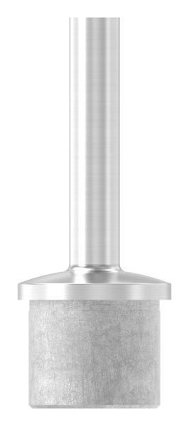 Stopfen mit Stift für Rohr 42,4 x 3,0mm, V2A
