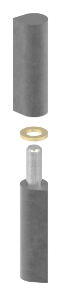 Anschweissband Stahl 2-teilig Tragkraft 225 kg pro Paar-88-11560.120