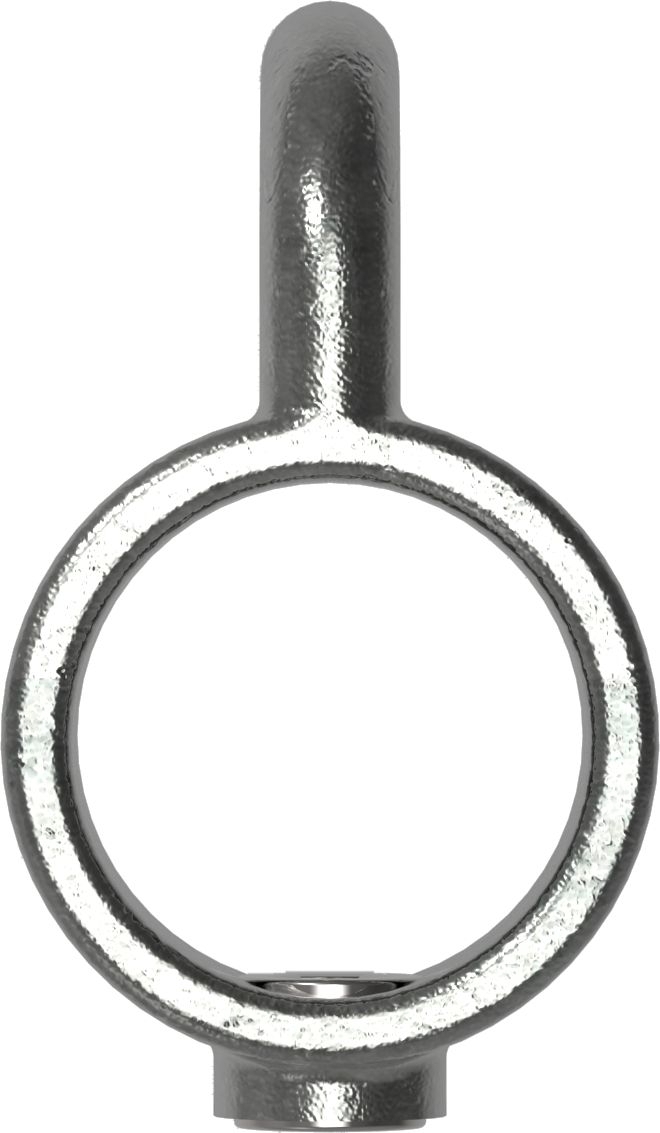 Rohrverbinder Stellring mit Haken Ø 42-4 mm -1 1-4- - Temperguss verzinkt - 182C42-182C42