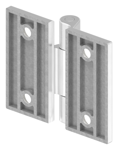 Anschraubscharnier für flache Profile, V4A