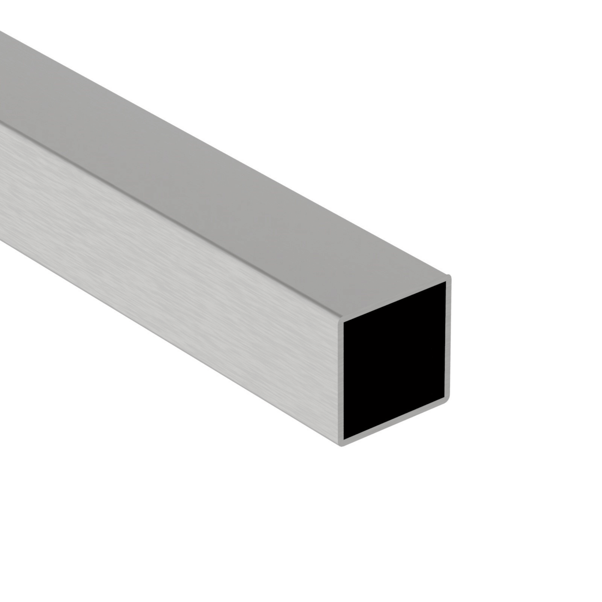 Edelstahl Vierkantrohr AISI 304 40x40x2 mm Laenge 1500 mm geschliffen-89-11A40X40X21500-A.4