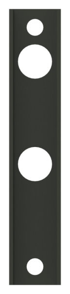 Adapter fuer Gittertorschloesser GTS2- fuer Rundrohre Ø 33 - 60mm- RAL 6009 tannengruen-88-1156705-ALU.6009