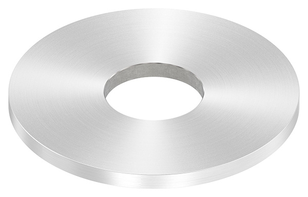 Ankerplatte Maße: Ø 100x6 mm Rundschliff + Mittelbohrung V2A