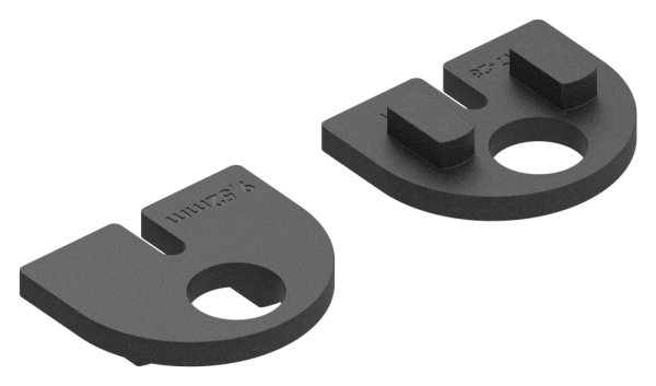 Gummieinlage Gummi fuer Glasklemme Mod- 30 fuer Glas 9-52 mm 1 Paar-88-1130095.GU