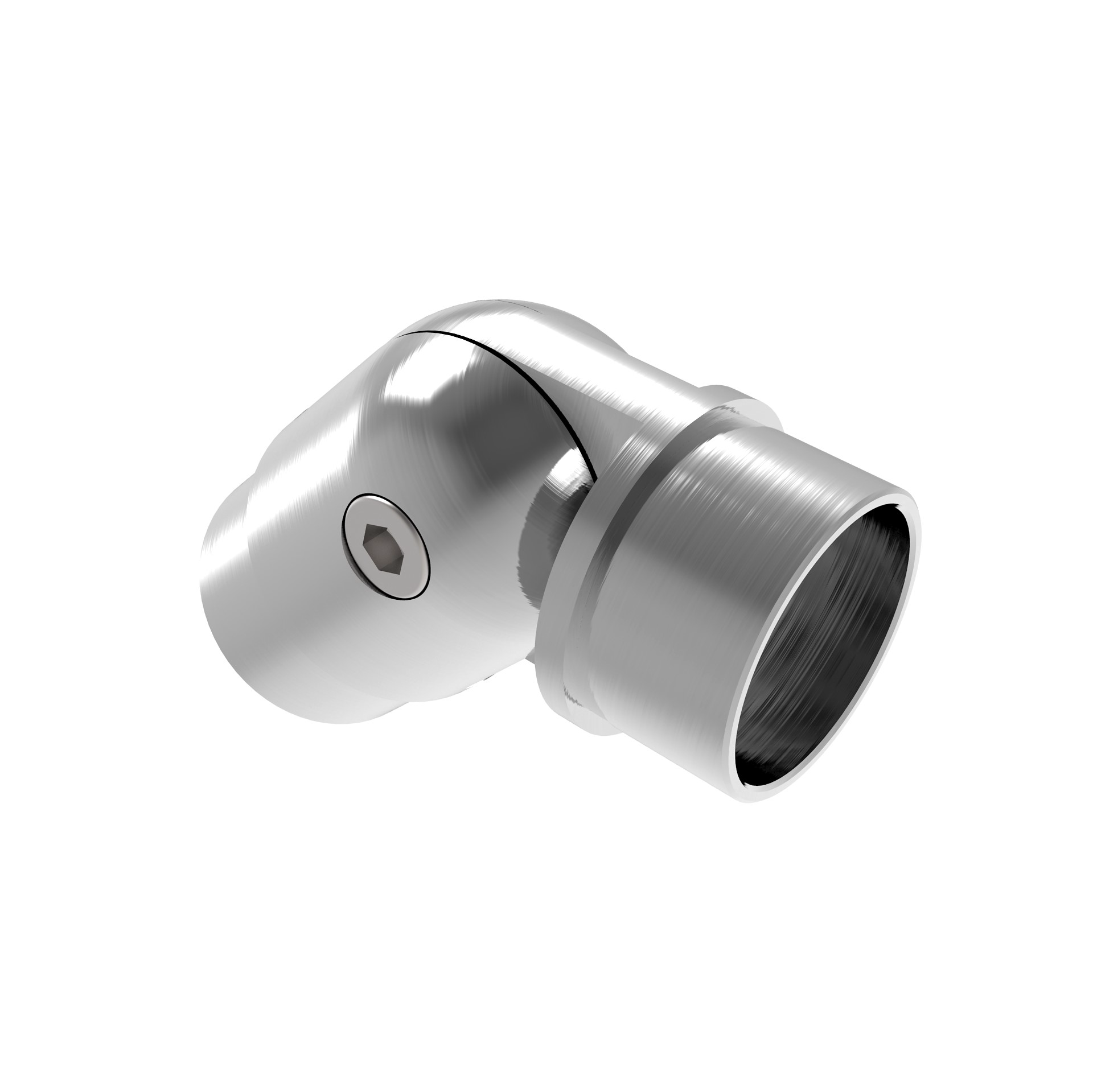Gelenkstück für Rundrohr Ø 33,7x2,0 mm V2A