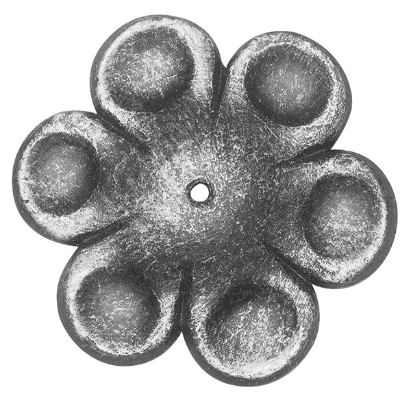 Rosette / Zierteil |  Ø 95x5 mm | Stahl (Roh) S235JR