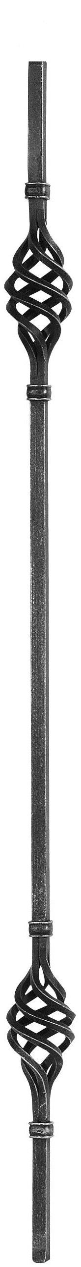Zierstab | Länge: 900 mm | Material: 12x12 mm | glatt | Stahl (Roh) S235JR