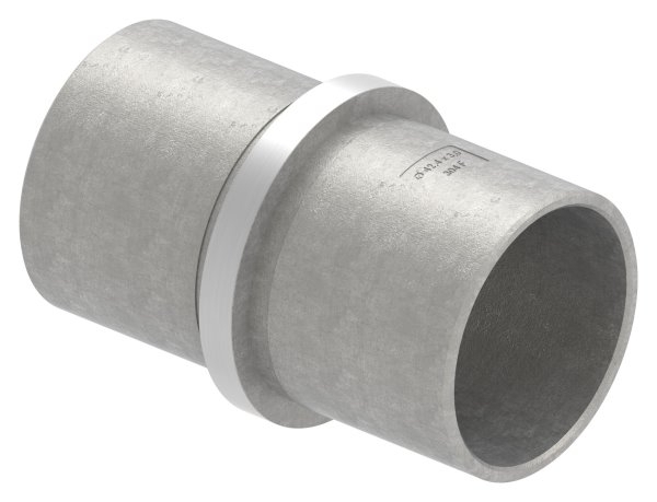 Rohrverbinder V2A Ø 42-4 x 3-0 mm Rohr L 65 mm mit Mittelsteg-11-3379.4