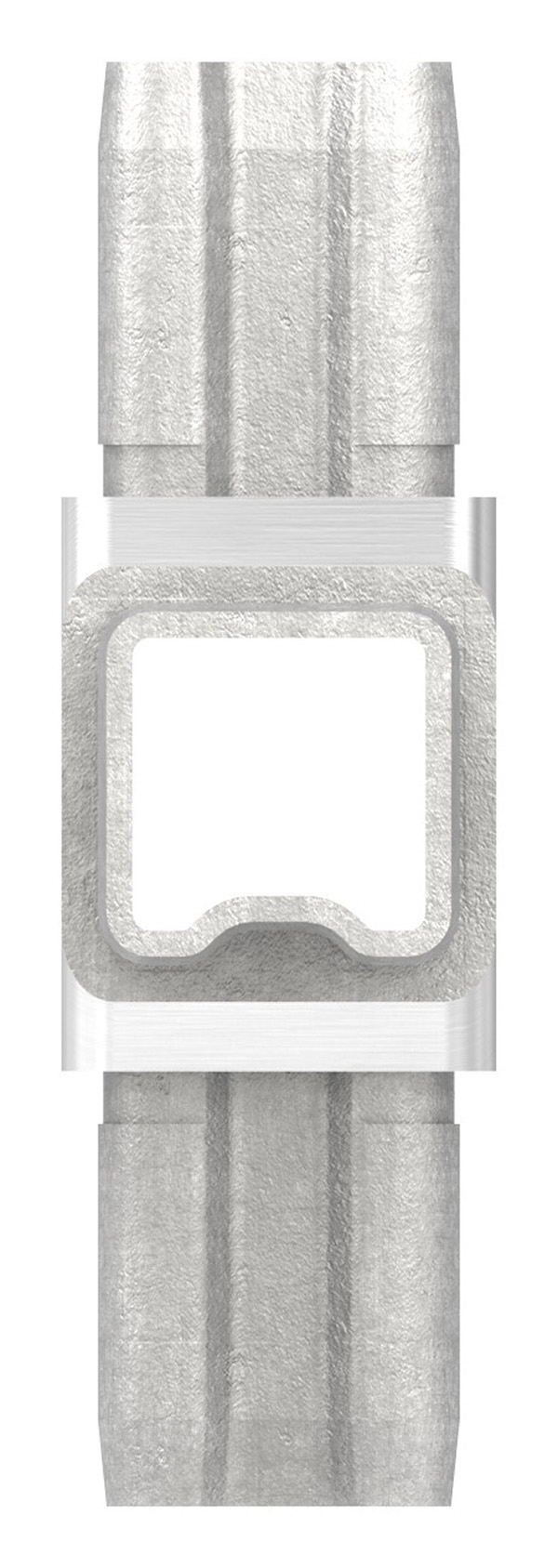 Verbindungsstück für Rohr 25x25x2mm, V4A