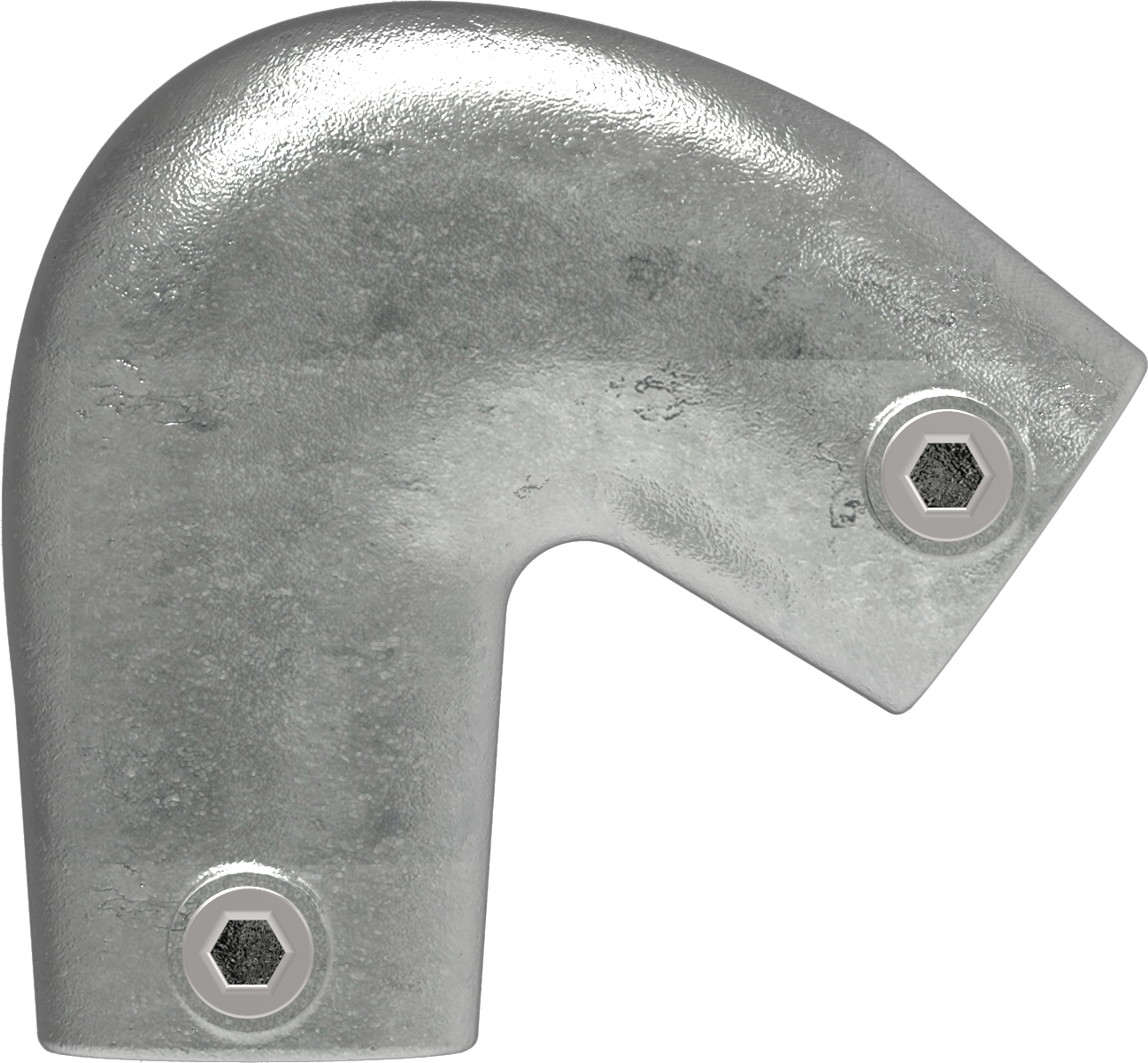 Rohrverbinder | Bogen variabel 40-70° | 123D48 | 48,3 mm | 1 1/2" | Feuerverzinkt u. Elektrogalvanisiert