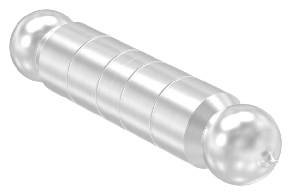 Anschweißband Torband Edelstahl mit festem Stift - Dorn 16mm
