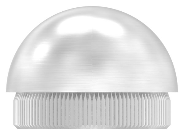 Rohrstopfen fuer Ø 42-4x2-0 mm halbrund zum Einschlagen V2A-11-5044.4